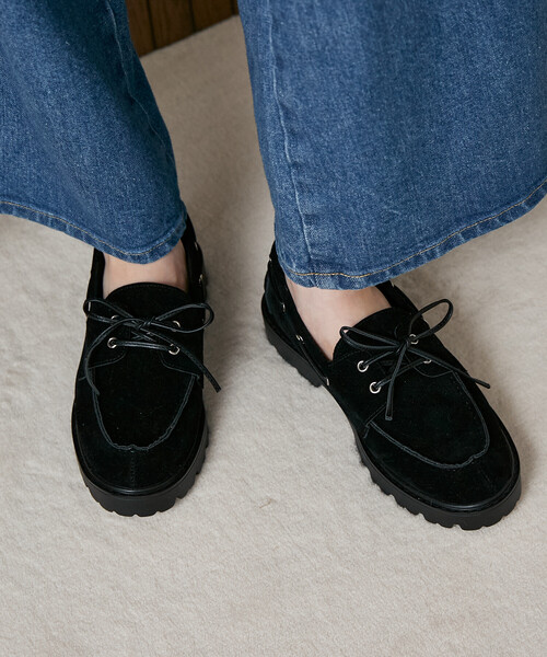 FREAK'S STORE(フリークスストア)の「デッキシューズ(モカシン/デッキシューズ・レディース・ブラック/ブラウン・36/37/38)」の12枚目の写真