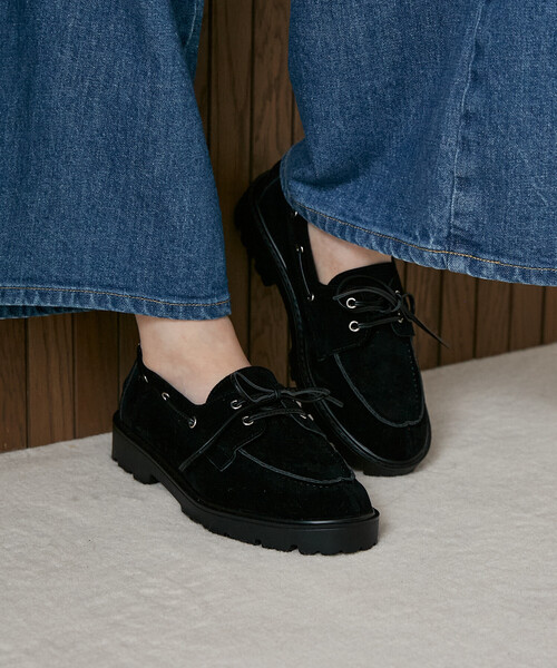 FREAK'S STORE(フリークスストア)の「デッキシューズ(モカシン/デッキシューズ・レディース・ブラック/ブラウン・36/37/38)」の13枚目の写真