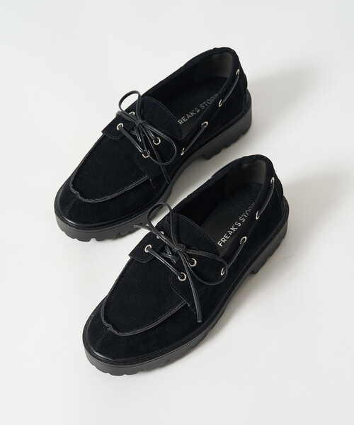 FREAK'S STORE(フリークスストア)の「デッキシューズ(モカシン/デッキシューズ・レディース・ブラック/ブラウン・36/37/38)」の17枚目の写真