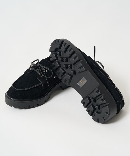 FREAK'S STORE(フリークスストア)の「デッキシューズ(モカシン/デッキシューズ・レディース・ブラック/ブラウン・36/37/38)」の5枚目の写真
