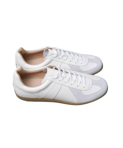 GERMAN TRAINER(ジャーマントレーナー)の「【RE】【GERMAN TRAINER】ジャーマントレーナー/レザースニーカー(スニーカー・メンズ・ホワイト/ブラック・42/41/40/44/43)」の5枚目の写真