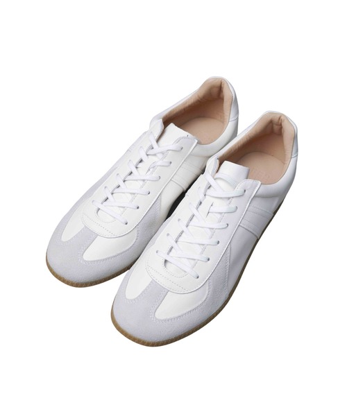 GERMAN TRAINER(ジャーマントレーナー)の「【RE】【GERMAN TRAINER】ジャーマントレーナー/レザースニーカー(スニーカー・メンズ・ホワイト/ブラック・42/41/40/44/43)」の9枚目の写真