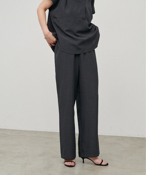 LARUTA(ラルータ)の「【LARUTA】接触冷感シャツパンツセット(シャツ/ブラウス・レディース・ライトグレー/ダークブラウン/グレー・MEDIUM)」の17枚目の写真