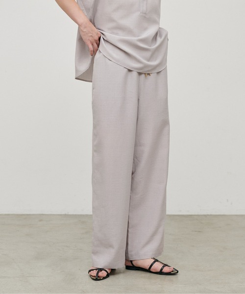 LARUTA(ラルータ)の「【LARUTA】接触冷感シャツパンツセット(シャツ/ブラウス・レディース・ライトグレー/ダークブラウン/グレー・MEDIUM)」の12枚目の写真