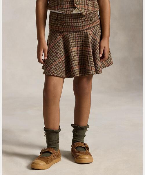 POLO RALPH LAUREN CHILDRENSWEAR(ポロ ラルフ ローレン チルドレンズウェア)の「チェック ダブルニット スコート(その他パンツ・キッズ・ブラウン・4/6/3)」の6枚目の写真