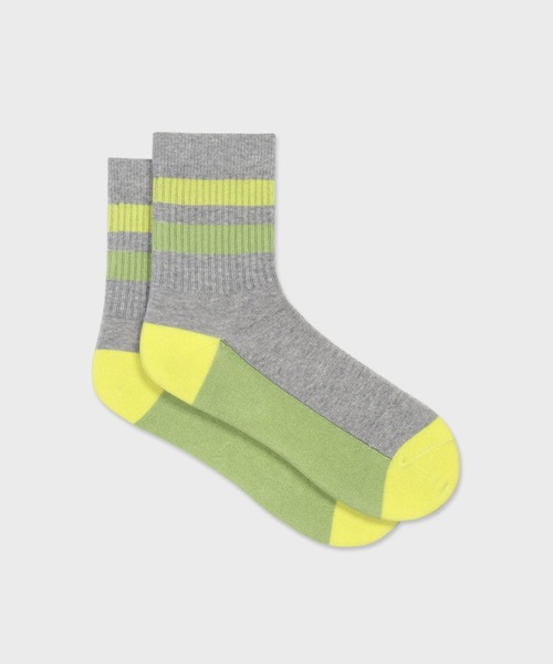 Paul Smith(ポールスミス)の「レトロライン ミディアムソックス【260637 MD2】(ソックス/靴下・メンズ・グレー/ホワイト/ネイビー・25-27)」の3枚目の写真