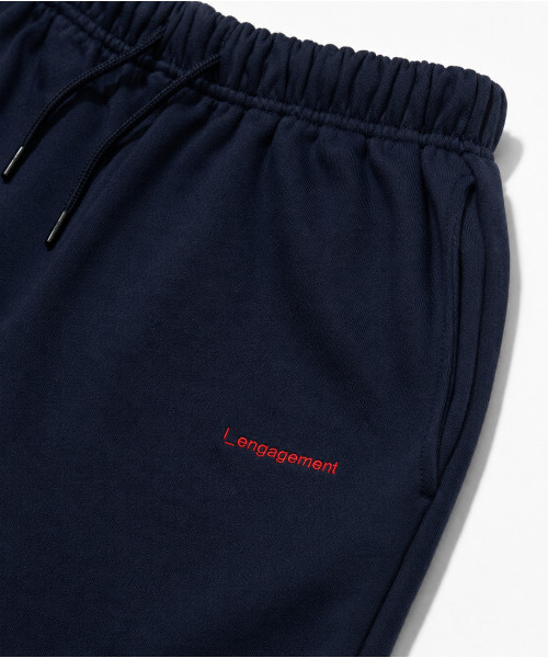LENGAGEMENT（ランガージュマン）の「ロゴクラシックスウェットパンツ[ネイビー]（スウェットパンツ・レディース・その他・90）」の4枚目の写真