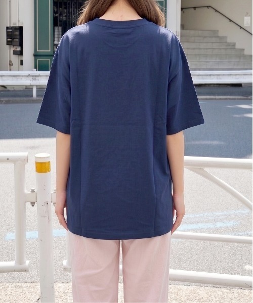 FUN(ファン)の「ネコテンシャT(Tシャツ/カットソー・レディース・ネイビー/チャコールグレー/オフホワイト・FREE)」の5枚目の写真