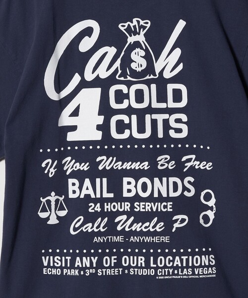 California General Store(California General Store)の「<Uncle Paulie's>ロゴ プリント Tシャツ(Tシャツ/カットソー・メンズ・ネイビー・M/L/XL)」の4枚目の写真