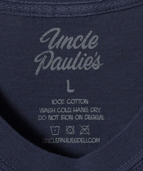 California General Store(California General Store)の「<Uncle Paulie's>ロゴ プリント Tシャツ(Tシャツ/カットソー・メンズ・ネイビー・M/L/XL)」の6枚目の写真