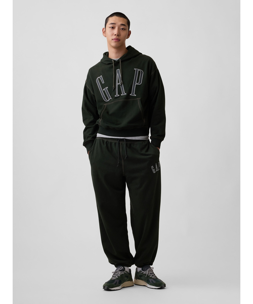 GAP(ギャップ)の「ヴィンテージソフト フレンチテリー オーバーサイズ GAPロゴパーカー(スウェット・メンズ・ブルー系その他2/グレー/ネイビー/グリーン/レッド・XL/L/M/S/XS)」の7枚目の写真