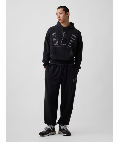 GAP(ギャップ)の「ヴィンテージソフト フレンチテリー オーバーサイズ GAPロゴパーカー(スウェット・メンズ・ブルー系その他2/グレー/ネイビー/グリーン/レッド・XL/L/M/S/XS)」の9枚目の写真