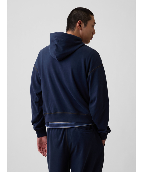 GAP(ギャップ)の「ヴィンテージソフト フレンチテリー オーバーサイズ GAPロゴパーカー(スウェット・メンズ・ブルー系その他2/グレー/ネイビー/グリーン/レッド・XL/L/M/S/XS)」の13枚目の写真