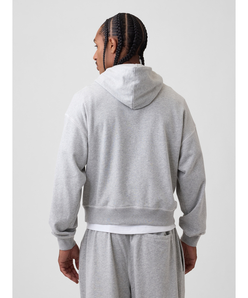 GAP(ギャップ)の「ヴィンテージソフト フレンチテリー オーバーサイズ GAPロゴパーカー(スウェット・メンズ・ブルー系その他2/グレー/ネイビー/グリーン/レッド・XL/L/M/S/XS)」の14枚目の写真