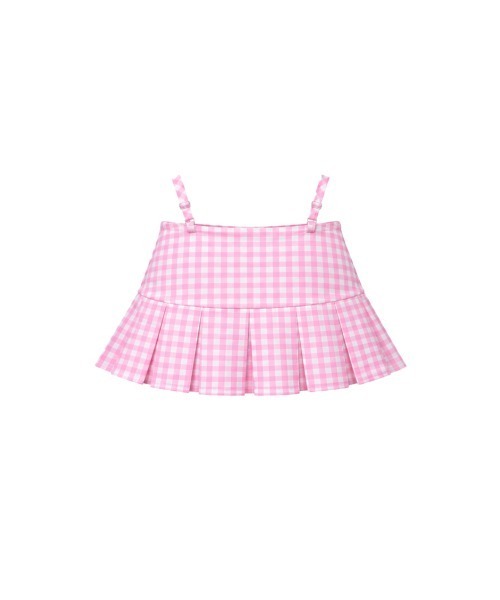tinkerend(ティンカーエンド)の「【8iuxu_× tinkerend】Gingham Pleats Mini Skort / ギンガムチェックプリーツミニスカパン(スカート・レディース・ピンク/イエロー・M/S)」の17枚目の写真