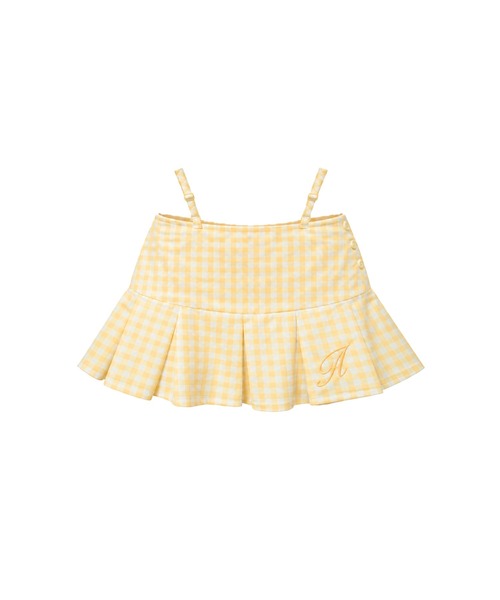 tinkerend(ティンカーエンド)の「【8iuxu_× tinkerend】Gingham Pleats Mini Skort / ギンガムチェックプリーツミニスカパン(スカート・レディース・ピンク/イエロー・M/S)」の18枚目の写真