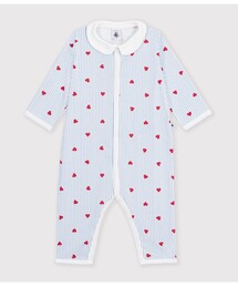 PETIT BATEAU（プチバトー）の「衿つきプリント足なしロンパース（ロンパース）」