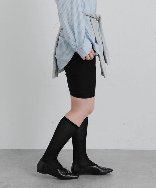 SENSE OF PLACE by URBAN RESEARCH(センスオブプレイスバイアーバンリサーチ)の「『WEB/一部店舗限定』ストレッチカプリパンツ(その他パンツ・レディース・ブラック・S-Short/M-Short/MEDIUM/SMALL)」の6枚目の写真