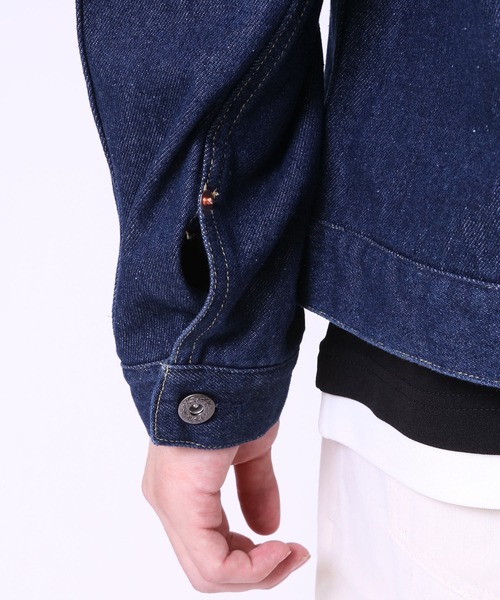 ARCADE(アーケード)の「大戦モデル 革パッチ デニムジャケット Gジャン UTIL CLOTHING(デニムジャケット・メンズ・インディゴブルー・38/46/44/42/40)」の9枚目の写真