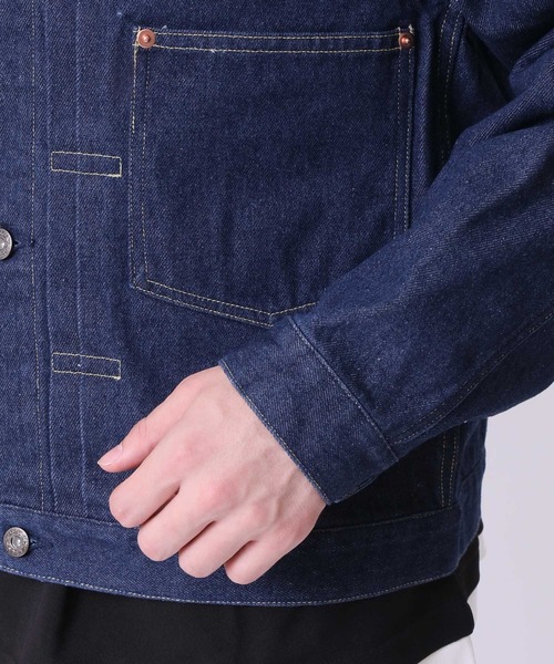 ARCADE(アーケード)の「大戦モデル 革パッチ デニムジャケット Gジャン UTIL CLOTHING(デニムジャケット・メンズ・インディゴブルー・38/46/44/42/40)」の13枚目の写真