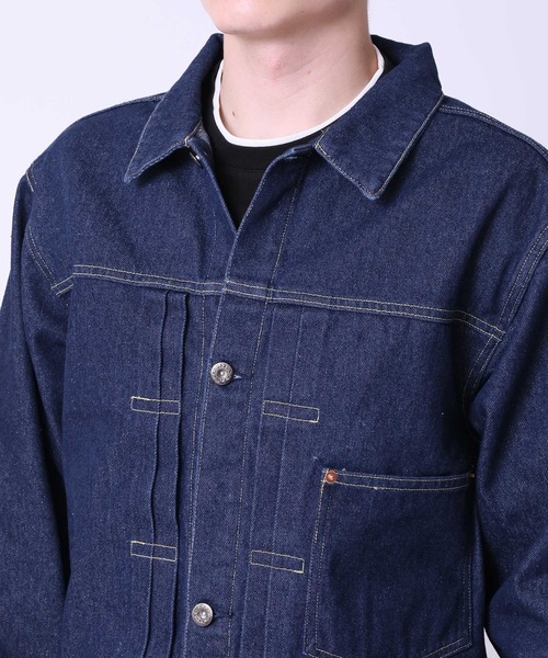 ARCADE(アーケード)の「大戦モデル 革パッチ デニムジャケット Gジャン UTIL CLOTHING(デニムジャケット・メンズ・インディゴブルー・38/46/44/42/40)」の14枚目の写真