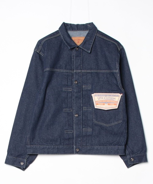 ARCADE(アーケード)の「大戦モデル 革パッチ デニムジャケット Gジャン UTIL CLOTHING(デニムジャケット・メンズ・インディゴブルー・38/46/44/42/40)」の15枚目の写真
