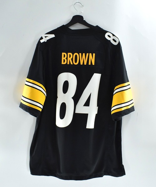 NIKE(ナイキ)の「【USED】NIKE “NFL Pittsburgh Steelers #84” ゲームシャツ(Tシャツ/カットソー・メンズ・ブラック・X-LARGE)」の2枚目の写真