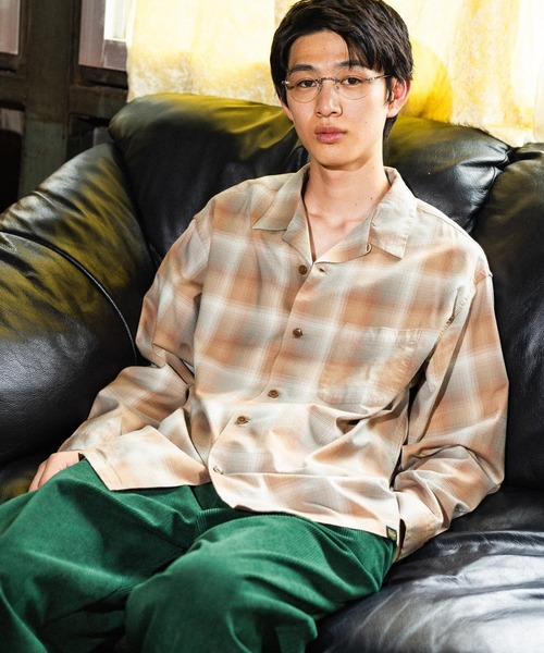 PENDLETON(ペンドルトン)の「【PENDLETON(ペンドルトン)】別注コットンレーヨン開襟シャツ(シャツ/ブラウス・メンズ・ブラウン/ブラック/ベージュ・LARGE/MEDIUM)」の7枚目の写真
