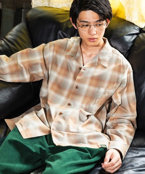 PENDLETON(ペンドルトン)の「【PENDLETON(ペンドルトン)】別注コットンレーヨン開襟シャツ(シャツ/ブラウス・メンズ・ブラウン/ブラック/ベージュ・LARGE/MEDIUM)」の8枚目の写真