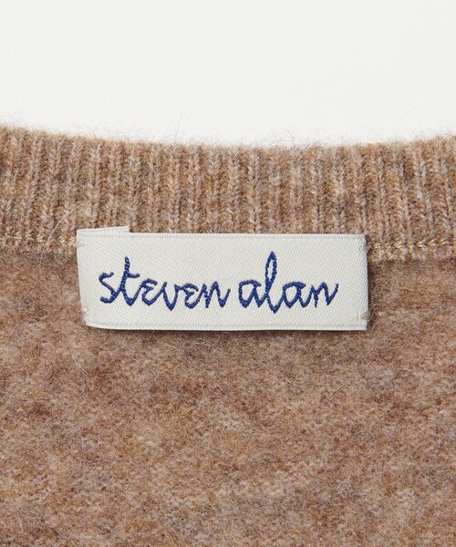 Steven Alan(スティーブンアラン)の「<Steven Alan>ウール ナイロン キャメル ミックス カーディガン(カーディガン/ボレロ・レディース・レッド/イエロー/ブラック/ブラウン・FREE)」の10枚目の写真