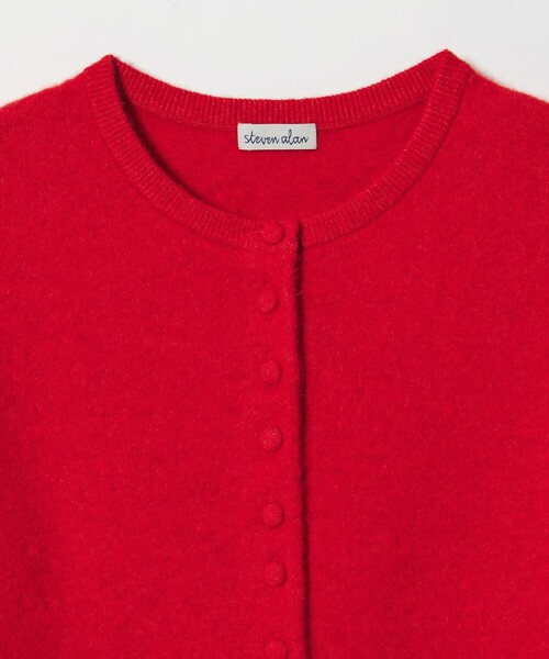 Steven Alan(スティーブンアラン)の「<Steven Alan>ウール ナイロン キャメル ミックス カーディガン(カーディガン/ボレロ・レディース・レッド/イエロー/ブラック/ブラウン・FREE)」の13枚目の写真