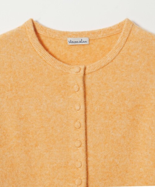 Steven Alan(スティーブンアラン)の「<Steven Alan>ウール ナイロン キャメル ミックス カーディガン(カーディガン/ボレロ・レディース・レッド/イエロー/ブラック/ブラウン・FREE)」の15枚目の写真