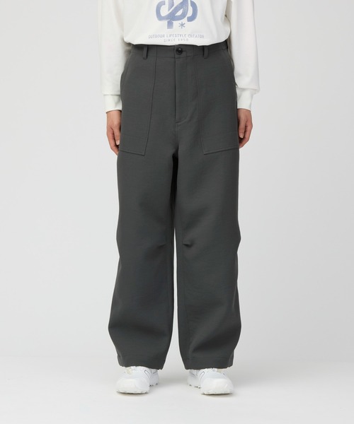Snow Peak(スノーピーク)の「Snow Peak / Triple Cloth Pants トリプルクロスパンツ(カーゴパンツ・メンズ・ダークブラウン/チャコール・L/M)」の2枚目の写真