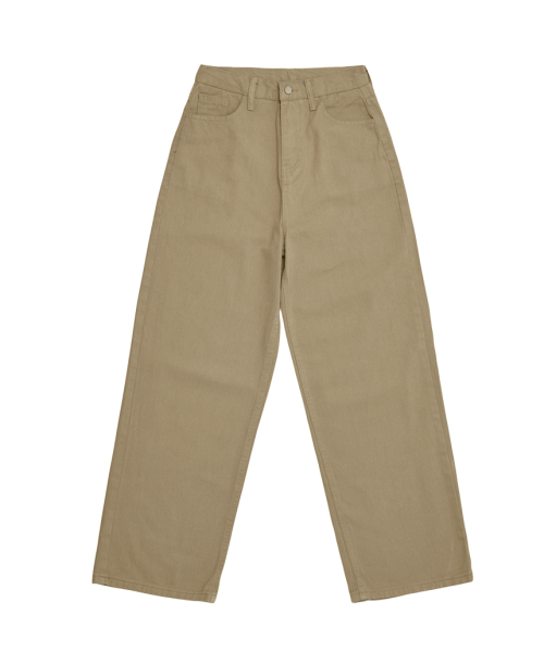 ESCAPEFROM（エスケープフロム）の「ワイドコットンパンツブラウン（その他パンツ・レディース・その他・SMALL/LARGE/MEDIUM）」の2枚目の写真