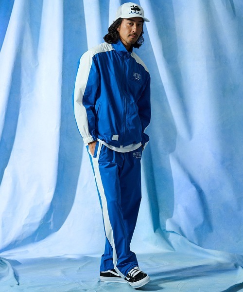 ACANTHUS(アカンサス)の「mp15429- Side Line Track Pants トラックパンツ(MA2705)(その他パンツ・メンズ・ブルー/ブラック・M/S/XL/L)」の5枚目の写真