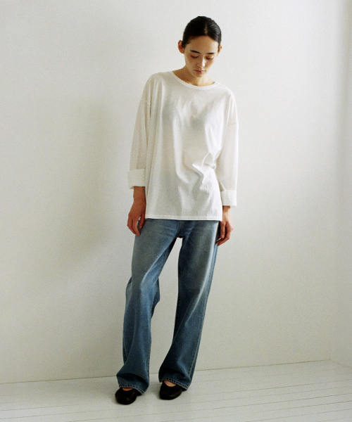 BLANKROOM HER(ブランクルームウーマン)の「HEYS ロングスリーブTシャツ_WHITE(Tシャツ/カットソー・レディース・その他・ONE)」の3枚目の写真