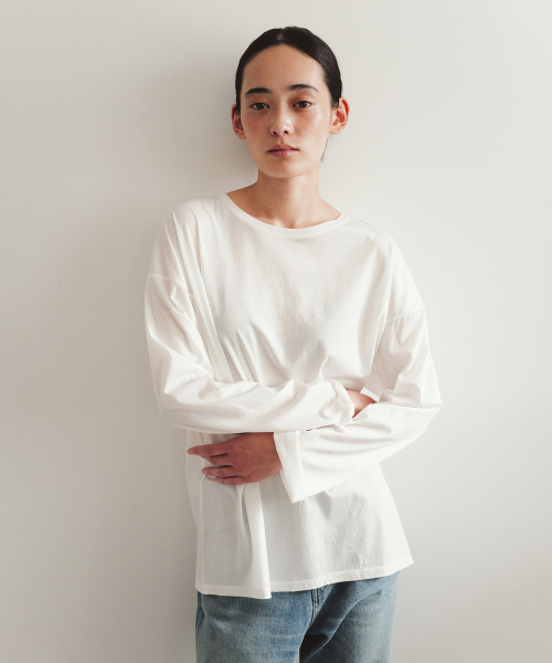 BLANKROOM HER(ブランクルームウーマン)の「HEYS ロングスリーブTシャツ_WHITE(Tシャツ/カットソー・レディース・その他・ONE)」の4枚目の写真