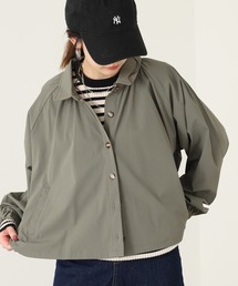 リップストップギャザーショートジャケット