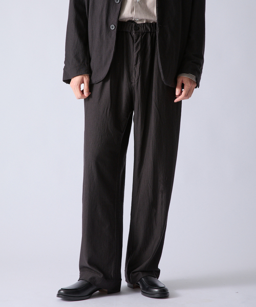 KANEMASA PHIL.(カネマサフィル)の「Kanemasa Phil. (カネマサ フィル) 別注 36G Wool Fulling パンツ(スラックス・メンズ・ブラウン/グレー・MEDIUM/LARGE)」の10枚目の写真