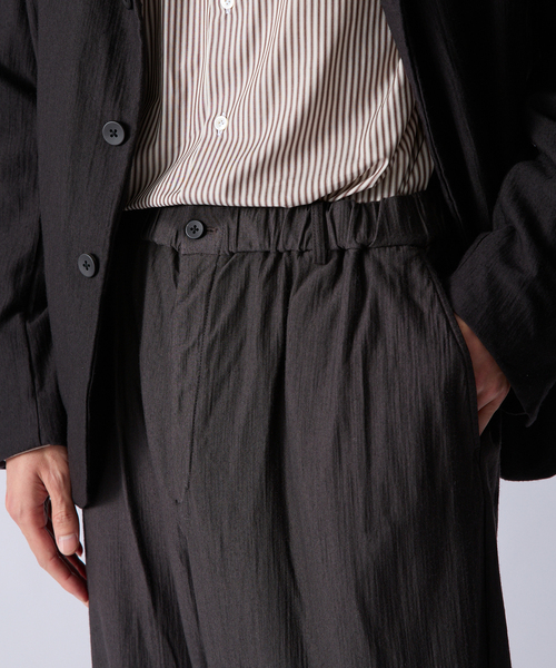 KANEMASA PHIL.(カネマサフィル)の「Kanemasa Phil. (カネマサ フィル) 別注 36G Wool Fulling パンツ(スラックス・メンズ・ブラウン/グレー・MEDIUM/LARGE)」の15枚目の写真