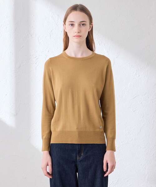 MACKINTOSH LONDON(マッキントッシュ ロンドン)の「【WEB・一部店舗限定】リアプレーンニットクルーネックプルオーバー(ニット/セーター・レディース・ブラウン系その他2/ブルー系その他2/グレー系その他/ブラック・38)」の16枚目の写真