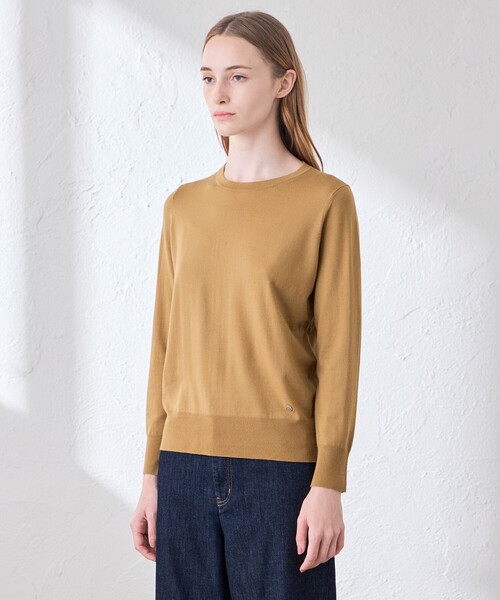 MACKINTOSH LONDON(マッキントッシュ ロンドン)の「【WEB・一部店舗限定】リアプレーンニットクルーネックプルオーバー(ニット/セーター・レディース・ブラウン系その他2/ブルー系その他2/グレー系その他/ブラック・38)」の17枚目の写真