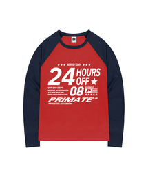 SHIFT オーバーサイズ ビビッド ラグラン ロングスリーブ 全4色