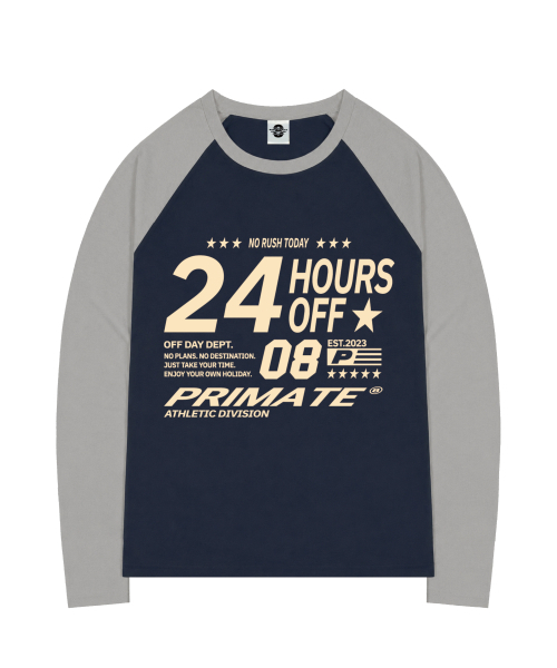 PRIMATE(プライメイト)の「SHIFT オーバーサイズ ビビッド ラグラン ロングスリーブ 全4色(Tシャツ/カットソー・レディース・ネイビー/ピンク/イエロー/レッド・1/2)」の7枚目の写真
