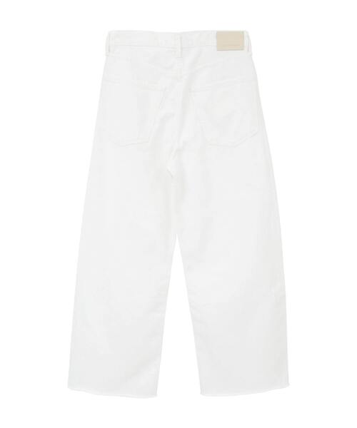 SOFFITTO(ソフィット)の「【CITIZENS of HUMANITY/ シチズンズオブヒューマニティ】Ayla Raw Hem Crop(デニムパンツ・レディース・ホワイト・25inch)」の2枚目の写真
