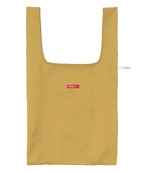 GRANDE FOOTBALL PRODUCTS(グランデフットボールプロダクツ)の「GRANDE.F.P刺繍.ナイロンリップマルシェバッグ(パッカブル仕様)(エコバッグ/サブバッグ・レディース・ホワイト/ブルー/ダークベージュ/ミント/ブラック/オレンジ/オリーブ/ネイビー・ONE SIZE)」の16枚目の写真