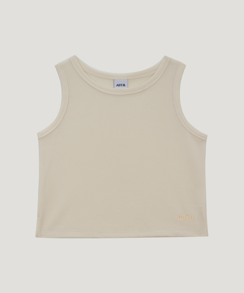 AUTH.(オース)の「ワッフルスリーブレストップ(クリーム)(Tシャツ/カットソー・レディース・その他・FREE)」の3枚目の写真
