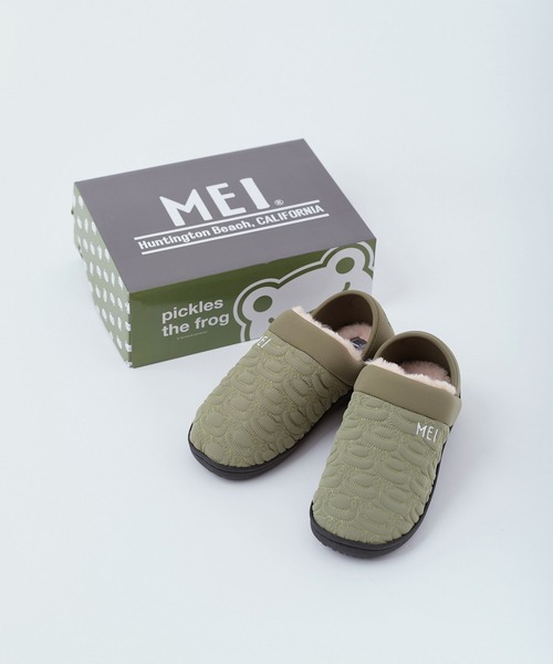 MEI(メイ)の「【 MEI × pickles the frog / メイ × かえるのピクルス 】LADIES MOC SHOES / レディースモックシューズ(スリッポン・レディース・グリーン・L/M/S)」の14枚目の写真