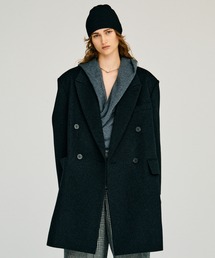 PRANK PROJECT | 【2026Winter Pre-Order】カシミヤブレンドダブルブレストコート / Cashmere Blend Double-Breasted Coat(ピーコート)
