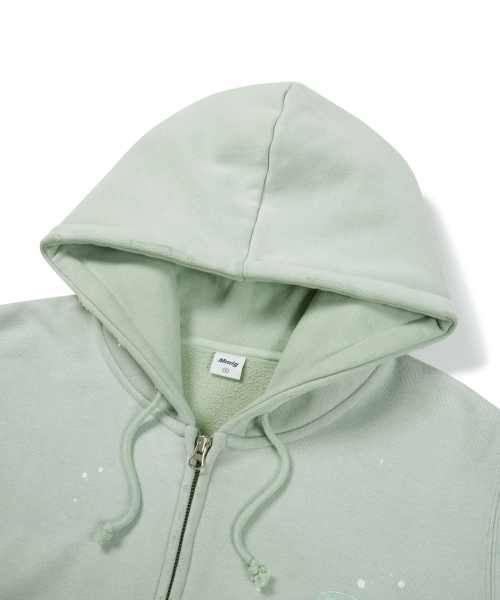 MMLG(エムエムエルジー)の「DYED WORKSHOP HOOD ZIPUP (GREEN)(パーカー・レディース・その他・SMALL/MEDIUM/LARGE/X-LARGE)」の3枚目の写真